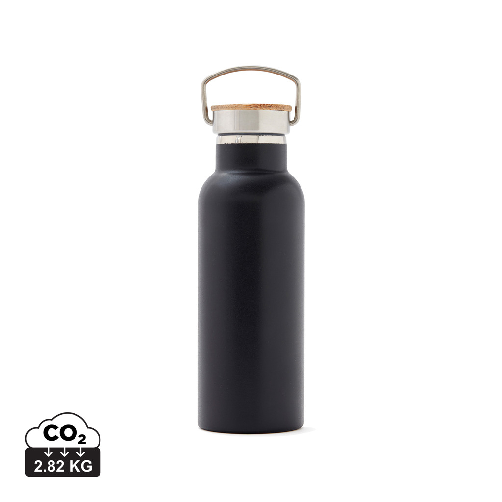 Bouteille inox publicitaire 500ml Miles VINGA Noir