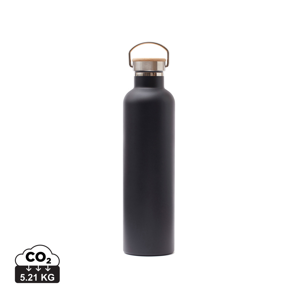 Grande bouteille isotherme personnalisée 1L Miles VINGA Noir