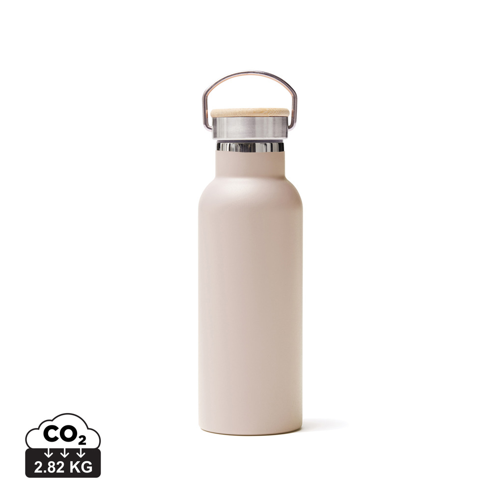 Bouteille inox publicitaire 500ml Miles VINGA Beige