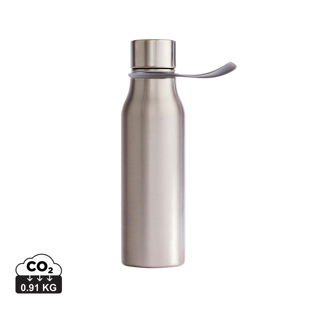 Bouteille d'eau publicitaire 550ml en acier Lean VINGA anthracite