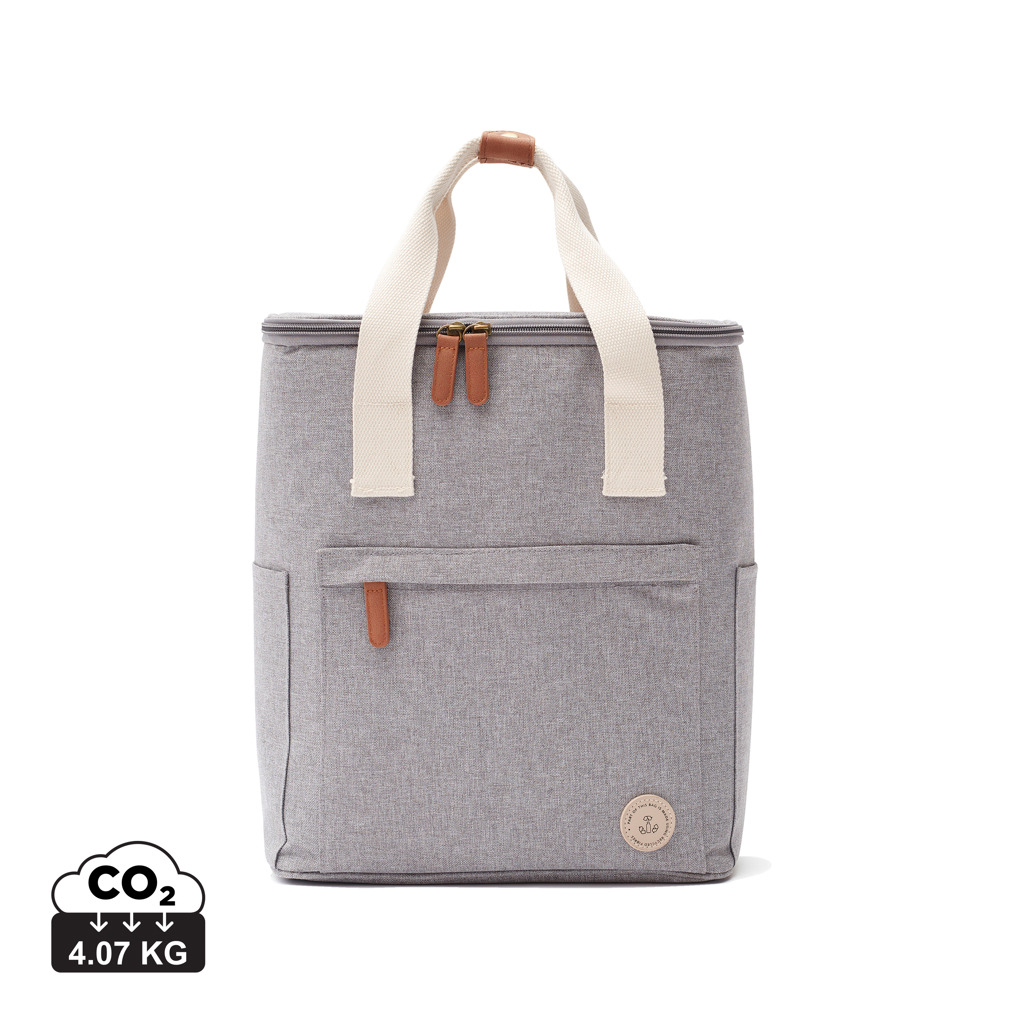 Sac à dos isotherme publicitaire rPET Sortino trail VINGA Gris