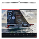 Calendrier illustré publicitaire - Voile sportive