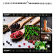 Calendrier illustré publicitaire - Aromates et compagnie
