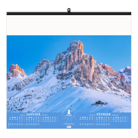 Calendrier illustré publicitaire - Seul au monde