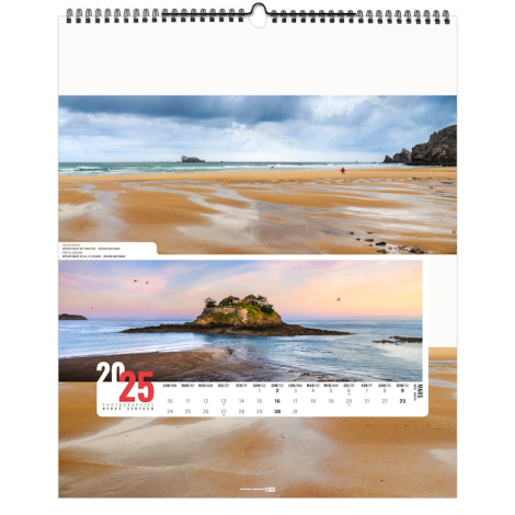 Calendrier illustré publicitaire - La France panoramique