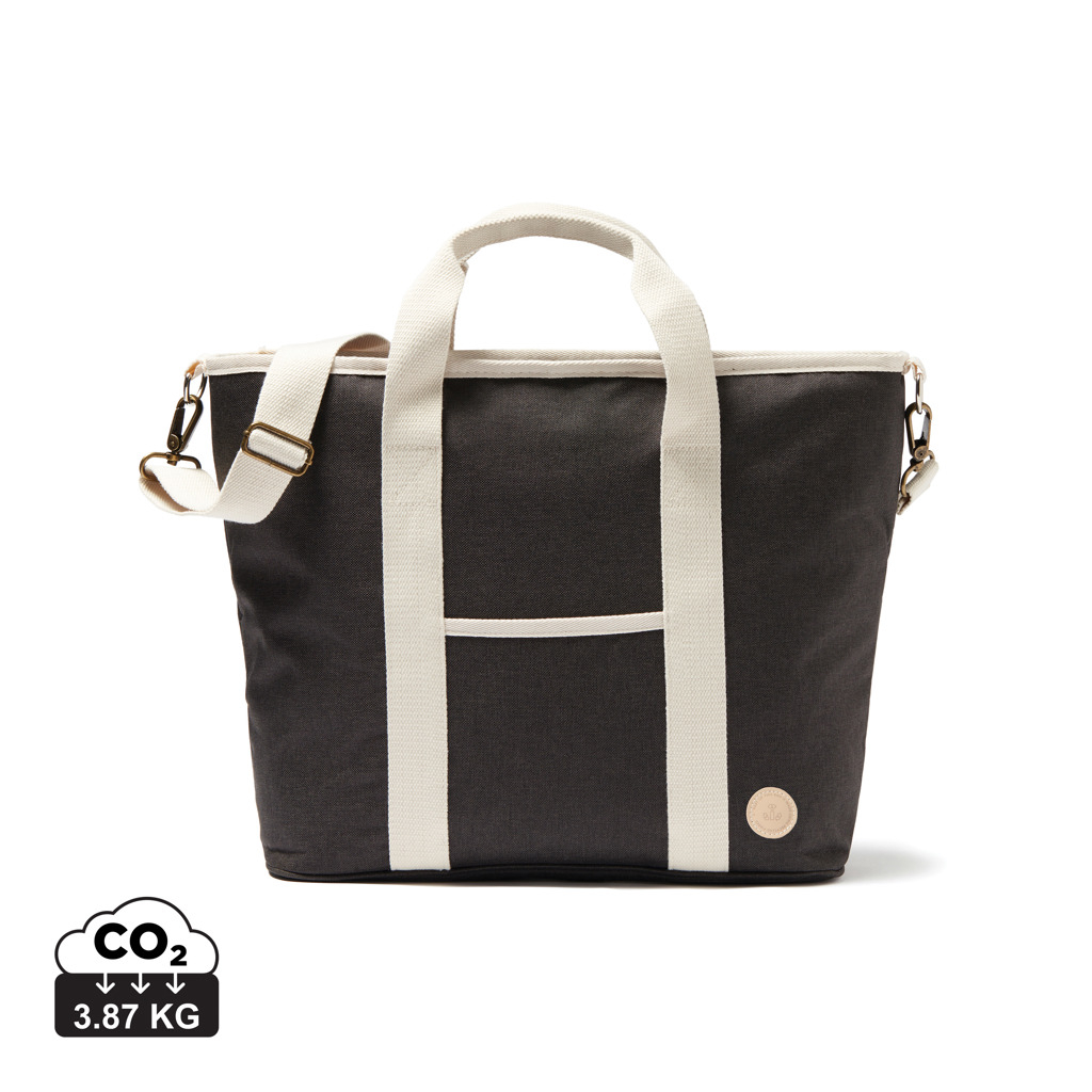 Sac isotherme rPET publicitaire Sortino VINGA Noir