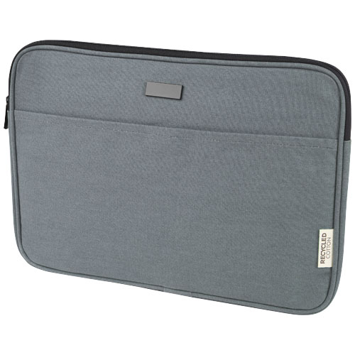 Housse publicitaire ordinateur 14" de 2L toile recyclée Joey Gris