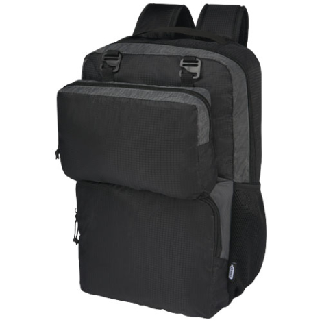 Sac publicitaire pour ordinateur 15" polyester recyclé Trailhead 