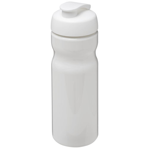 Bouteille personnalisable de sport 650ml H2O Active® Blanc