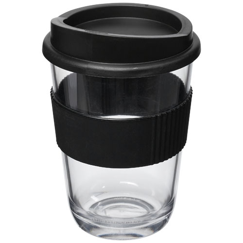 Gobelet plastique transparent publicitaire 300ml Americano® Noir