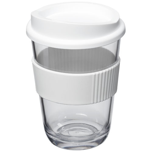 Gobelet plastique transparent publicitaire 300ml Americano® Blanc