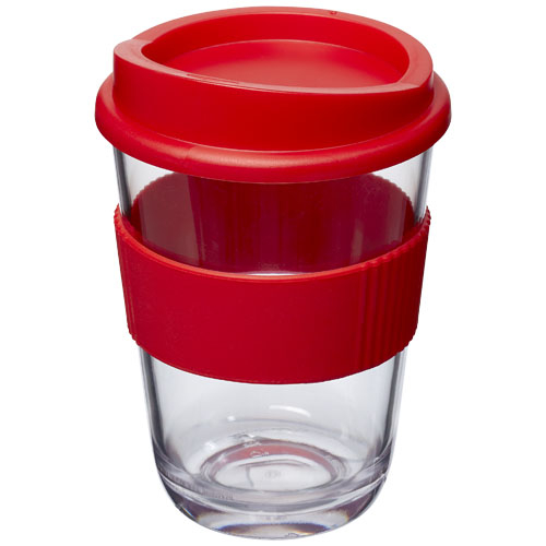 Gobelet plastique transparent publicitaire 300ml Americano® Rouge