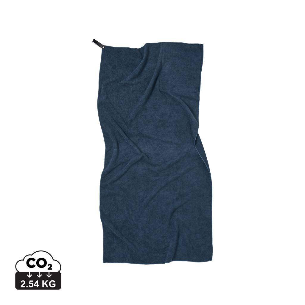  Serviette publicitaire rPET 140 x 70 cm VINGA Bleu