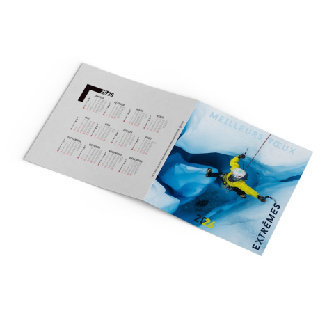 Carte de vœux promotionnelle - Effort
