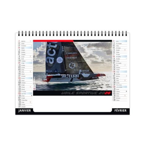 Chevalet publicitaire standard 7 feuillets - Voile sportive