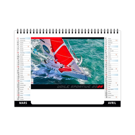 Chevalet publicitaire standard 7 feuillets - Voile sportive