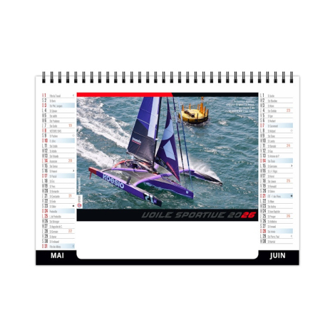 Chevalet publicitaire standard 7 feuillets - Voile sportive