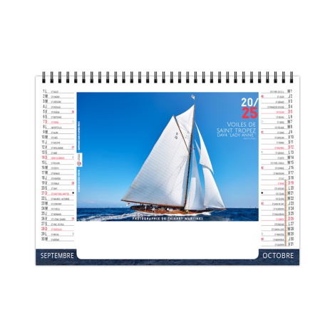 Chevalet publicitaire standard 7 feuillets - Voile classique