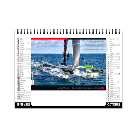 Chevalet publicitaire standard 7 feuillets - Voile sportive