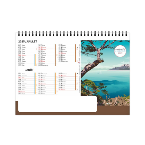 Chevalet publicitaire standard 7 feuillets - Route des vacances