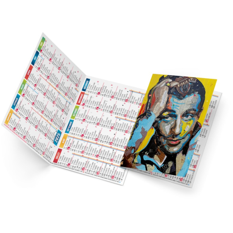 Calendrier de poche publicitaire - Jean