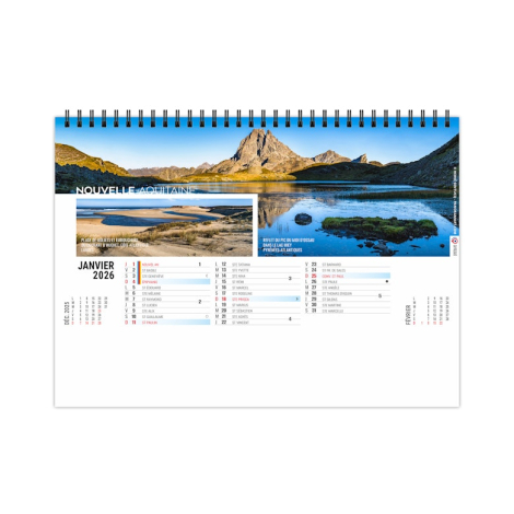 Chevalet publicitaire standard 13 feuillets - Grand angle