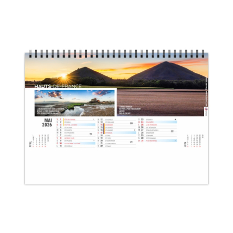 Chevalet publicitaire standard 13 feuillets - Grand angle