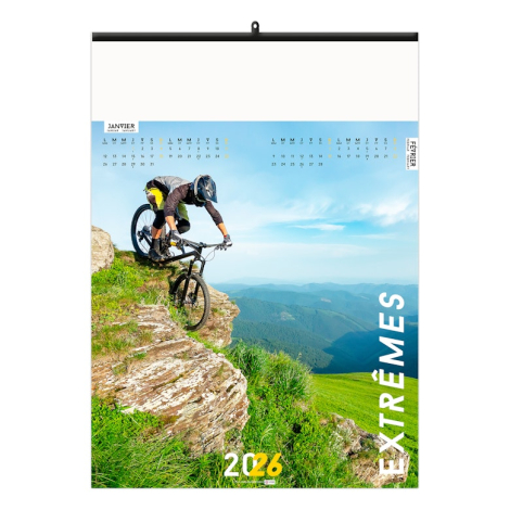 Calendrier illustré publicitaire - Extrêmes
