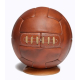 Ballon de foot cuir véritable personnalisable - Rétro