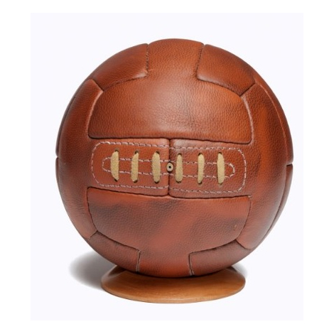 Personnalisez votre ballon de foot vintage en cuir naturel