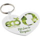 Porte-clés promotionnel plastique recyclé Cœur