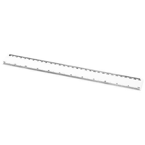 Règle à personnaliser plastique recyclé 30 cm Refari Blanc