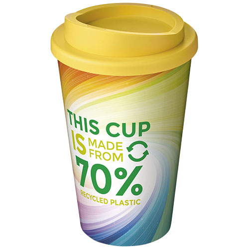 Gobelet promotionnel double paroi 350ml Americano® Jaune
