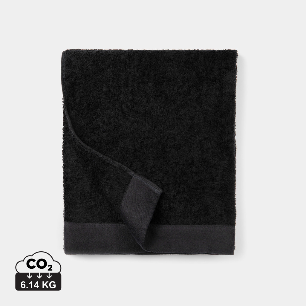 Serviette promotionnelle 90x150 cm VINGA Noir
