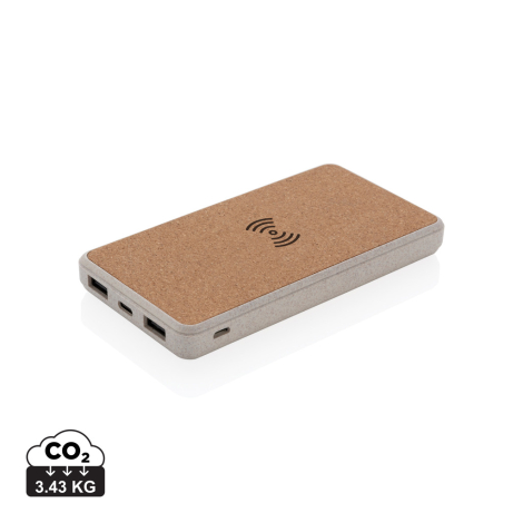 Powerbank publicitaire en fibre de blé 8000 mAh