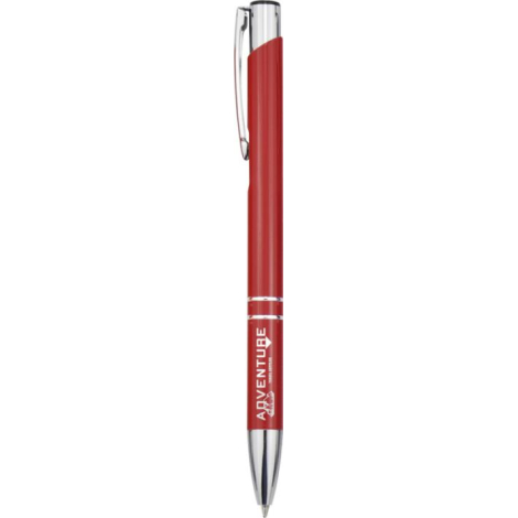 Stylo bille personnalisable en aluminium recyclé Moneta