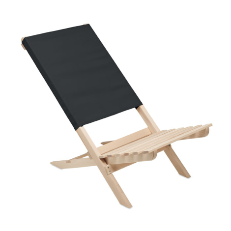 Chaise publicitaire pliable en bois