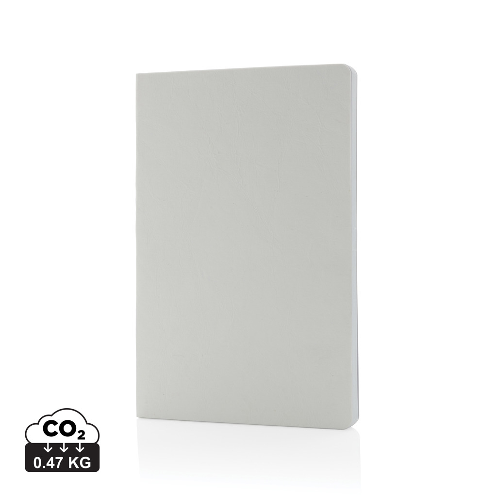 Cahier publicitaire A5 en papier kraft Salton Blanc