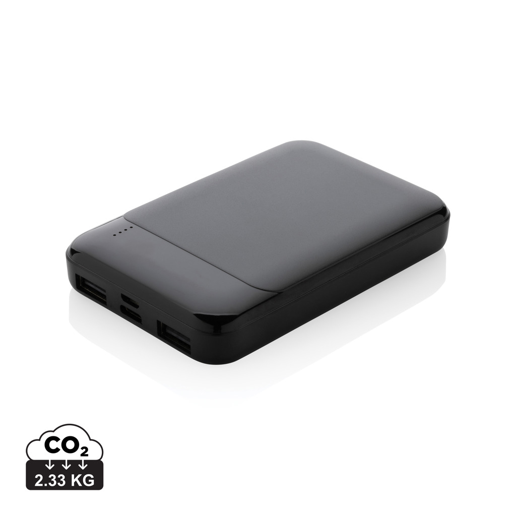 Powerbank 5000 mAh à personnaliser Noir