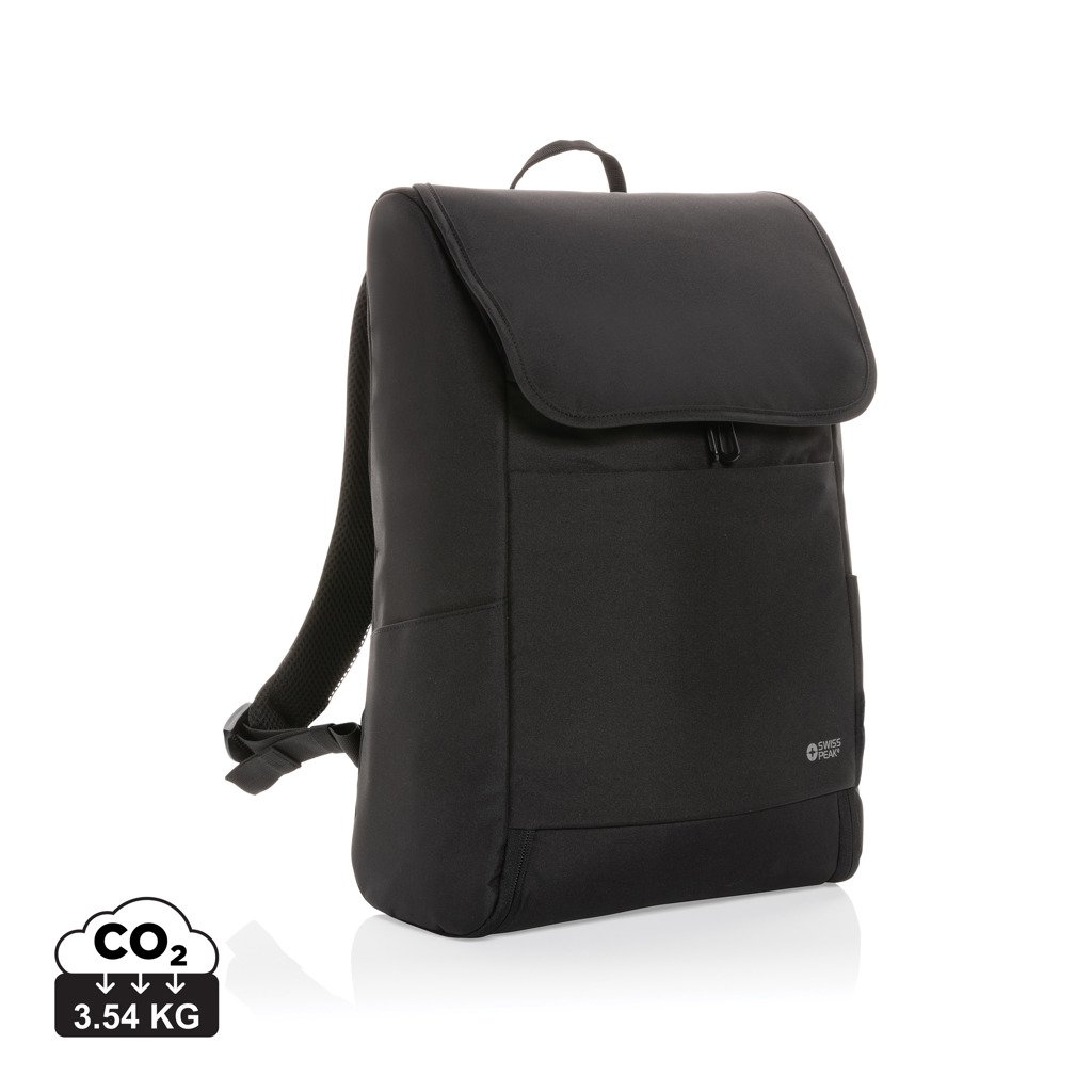 Sac à dos 15" personnalisable Swiss Peak Noir