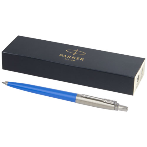 Stylo Parker Jotter Édition Séoul - Stylo Bille Bleu Laqué Avec Gravure Laser - Coffret Cadeau Géométrique