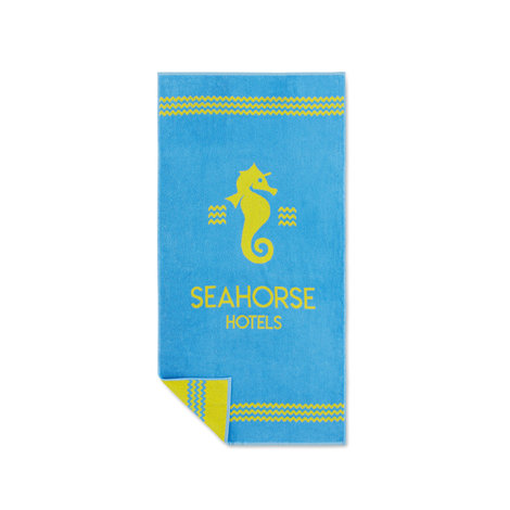 Serviettes de plage personnalisables tissées