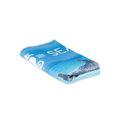 Serviette de plage personnalisable en quadri