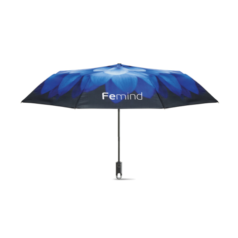 Parapluie personnalisable "21" en 3 sections avec poignée en clip