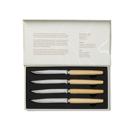 4 couteaux à viande personnalisables Retro VINGA