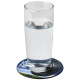 Sous-verre rond personnalisable en pneu Brite-Mat®