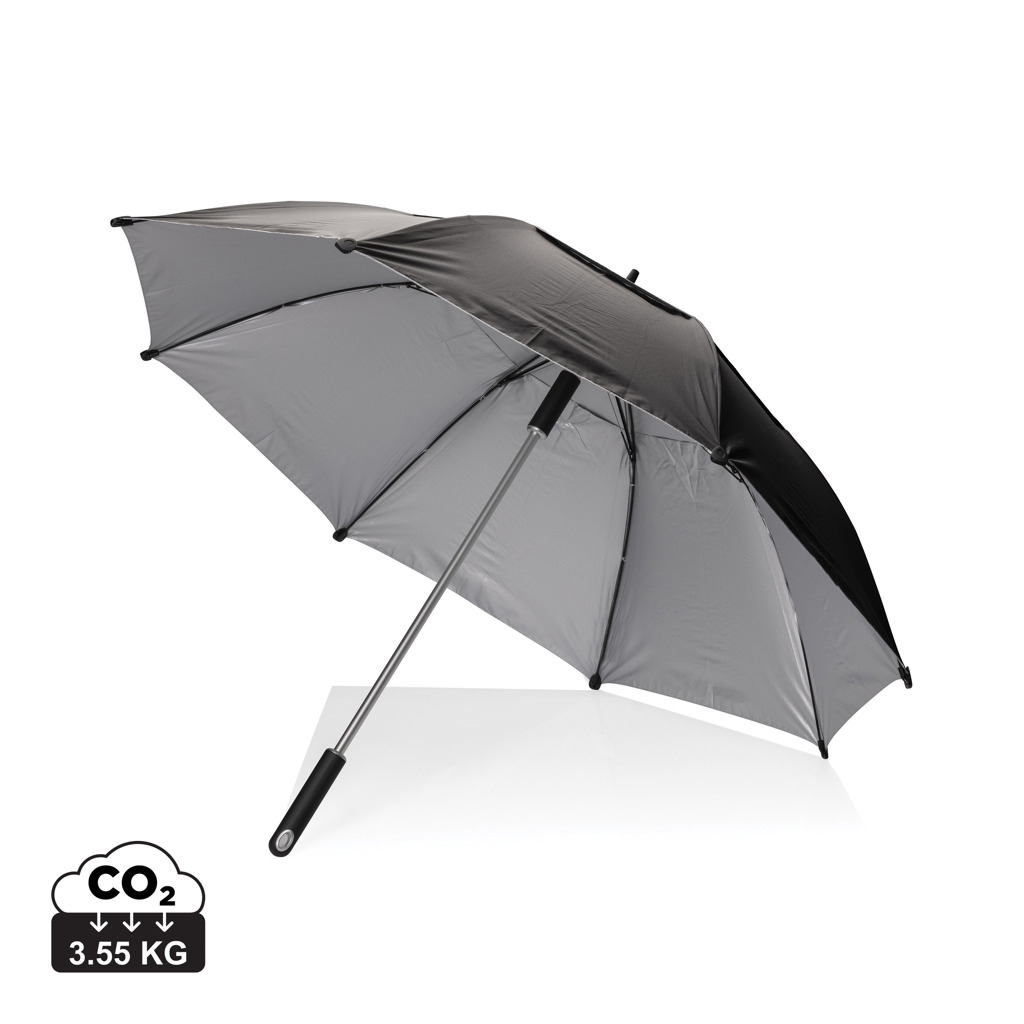 Parapluie tempête publicitaire 27'' Hurricane Noir
