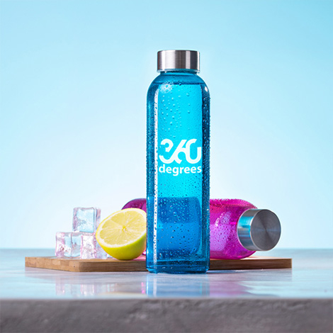 Bouteille publicitaire colorée en verre 500 ml - Mae