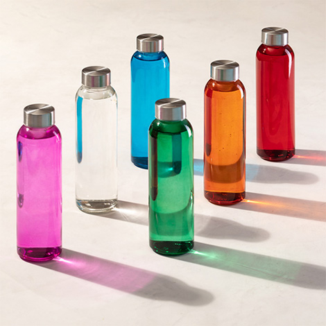 Bouteille publicitaire colorée en verre 500 ml - Mae