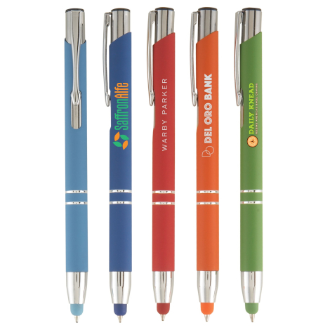 Stylo-stylet publicitaire - Crosby Soft Touch